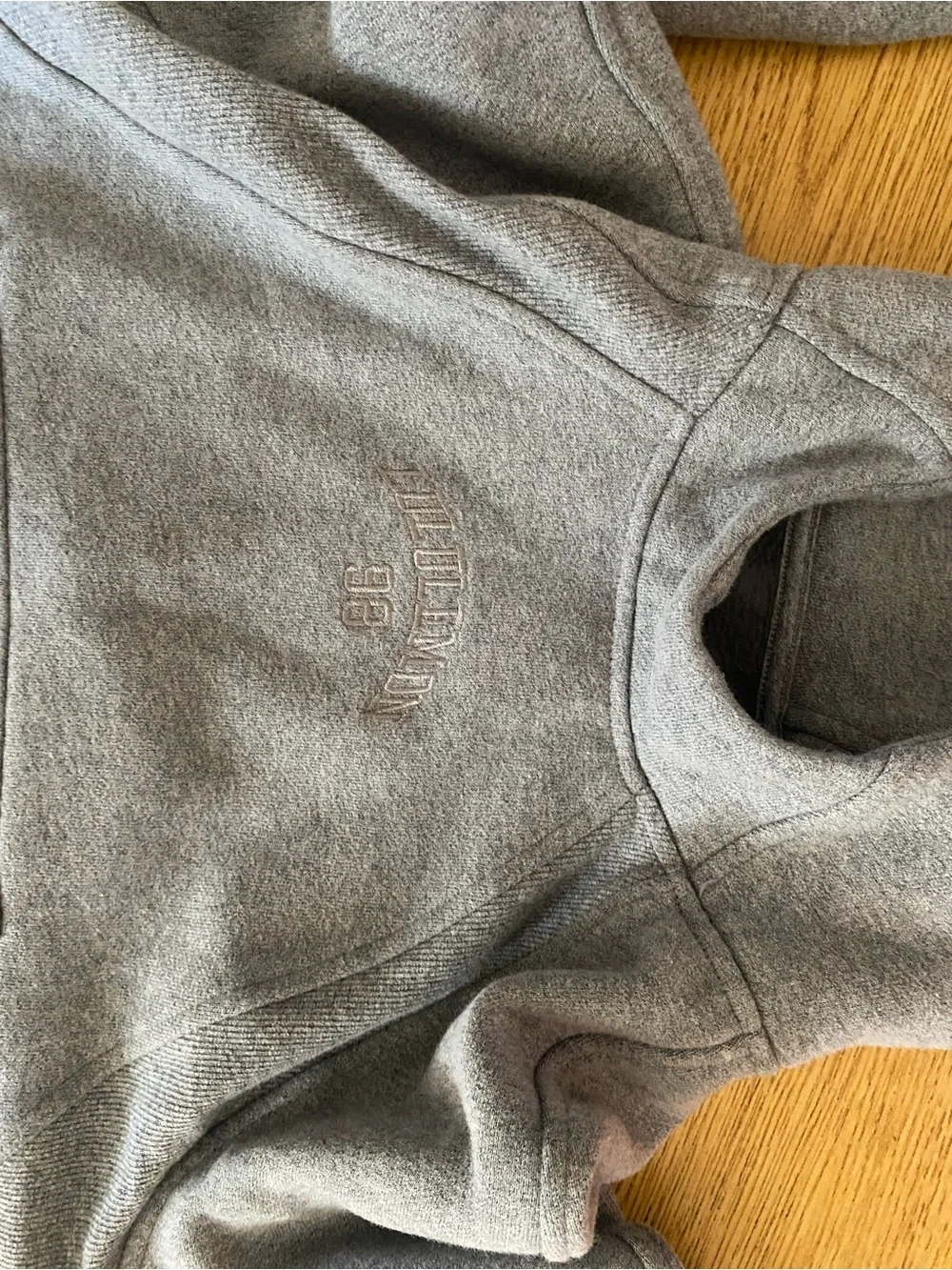 lululemon Gray cropped Hoodie Sweatshirt